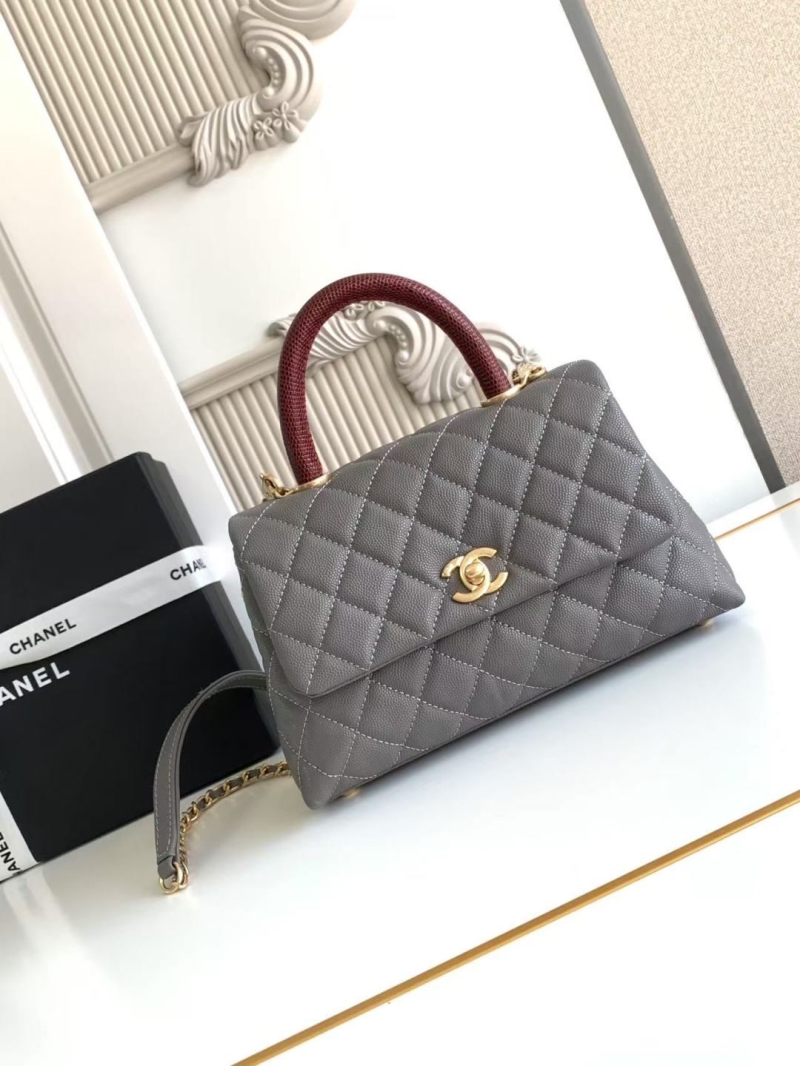 Ch**el top handle bags